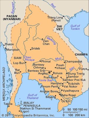 1198年のクメール王朝の衰退とアユタヤ王国の台頭: 東南アジアにおける権力構造の転換